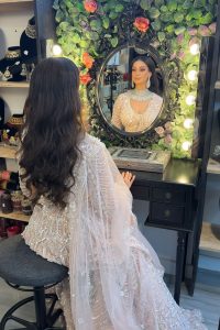Innocent-bride-looking-at-mirror